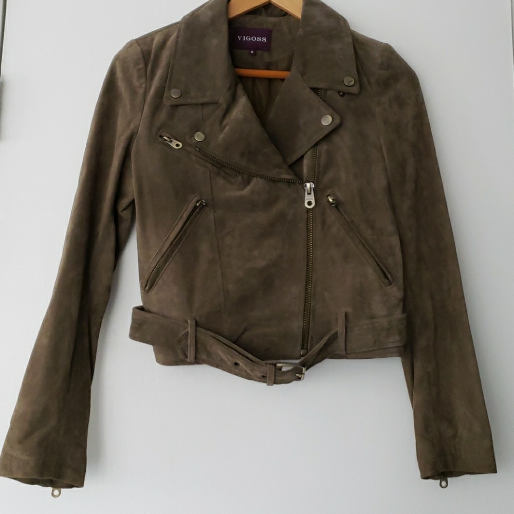 VIGOSS Leather Suede Jacket
